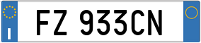 Truck License Plate